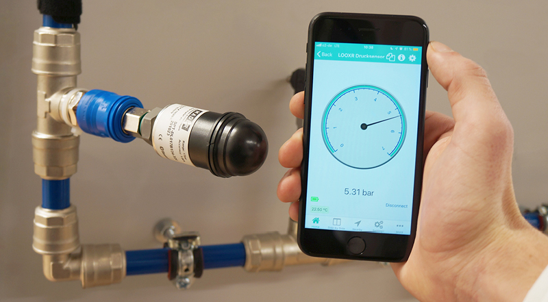 SPT Blue Sensor von Mader mit LOOXR App