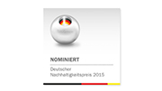 Mader nominiert für deutschen Nachhaltigkeitspreis 2015
