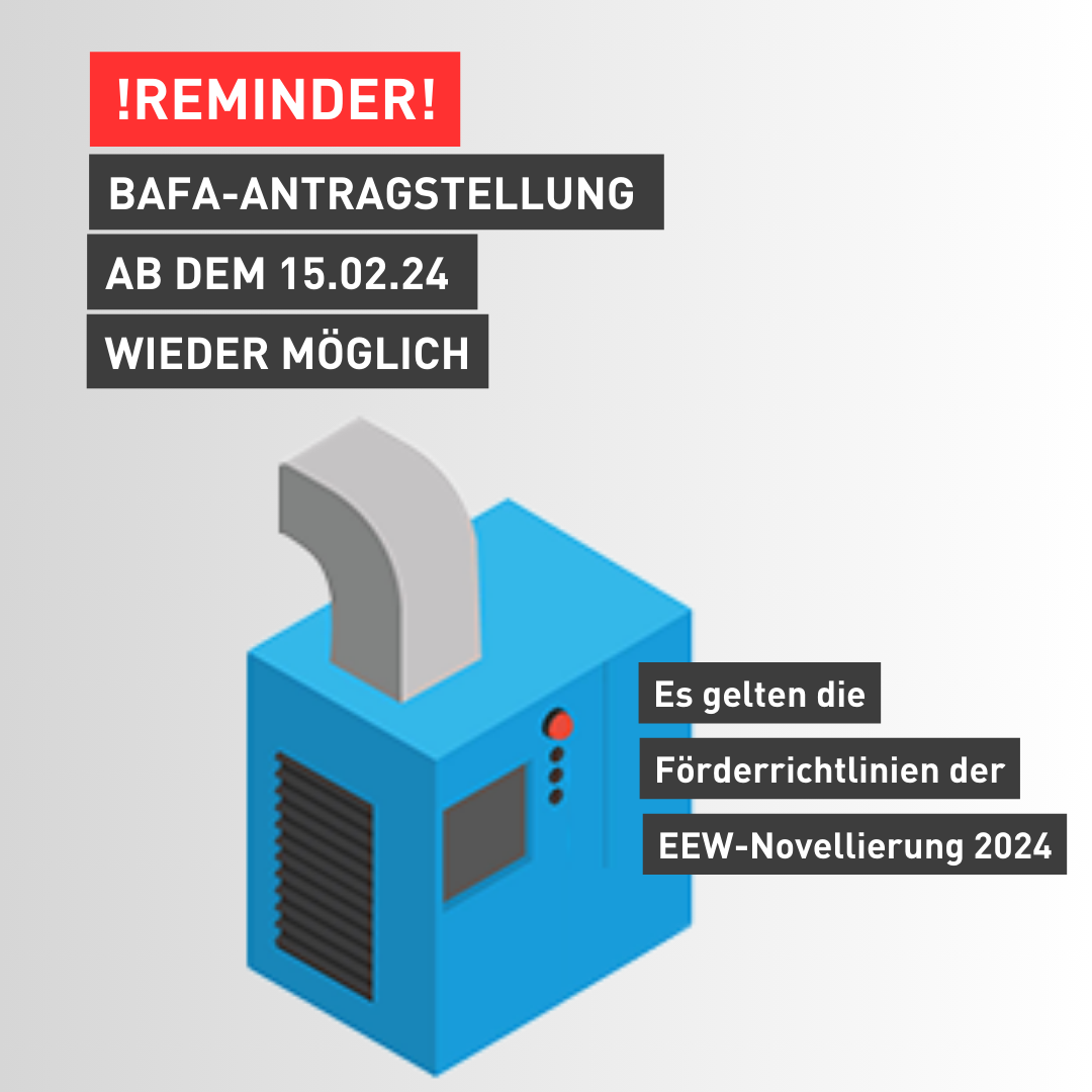 Antragsstellung BAFA ab 15.02.24