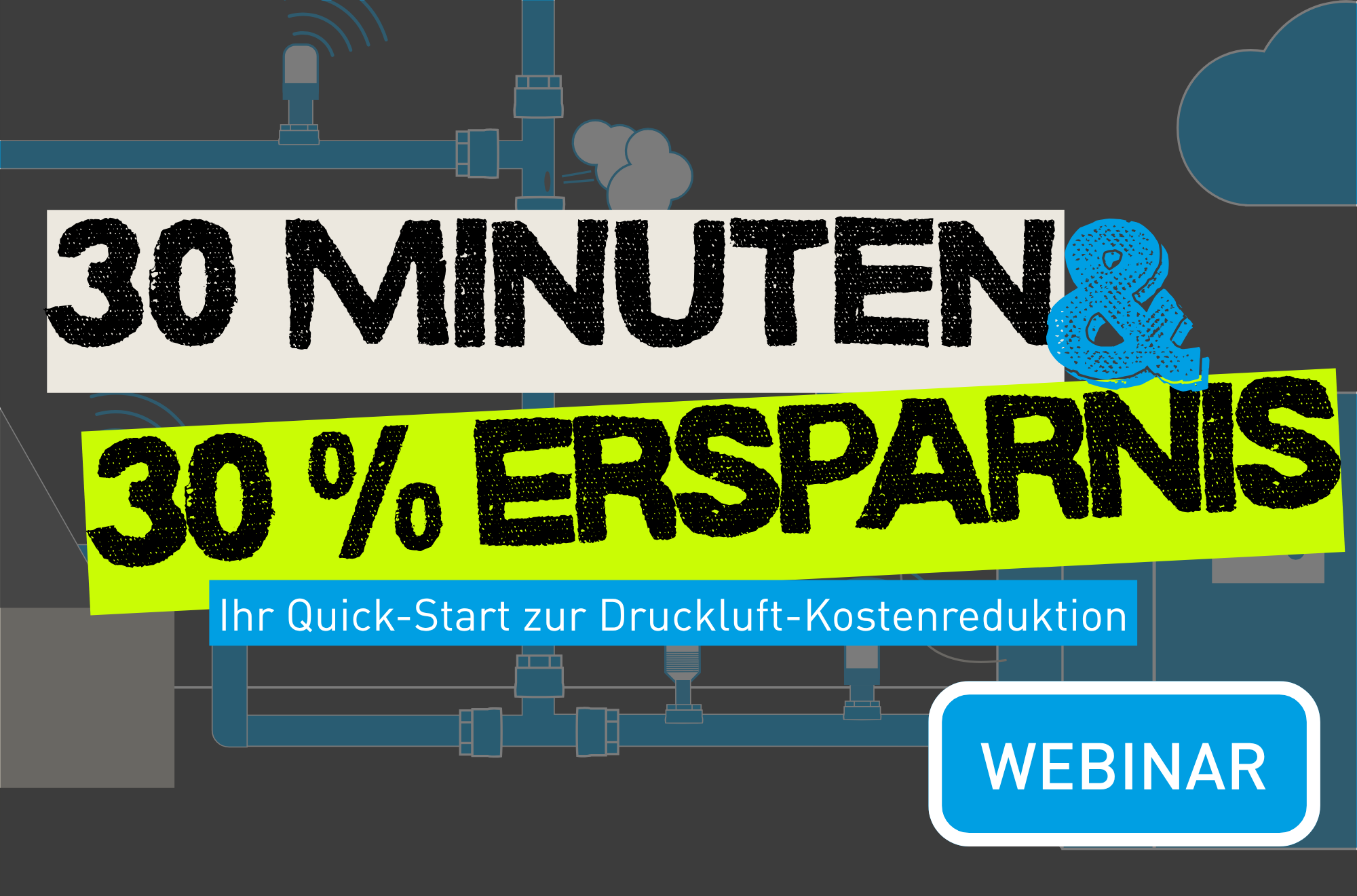 Webinar Druckluft-Kostenreduktion